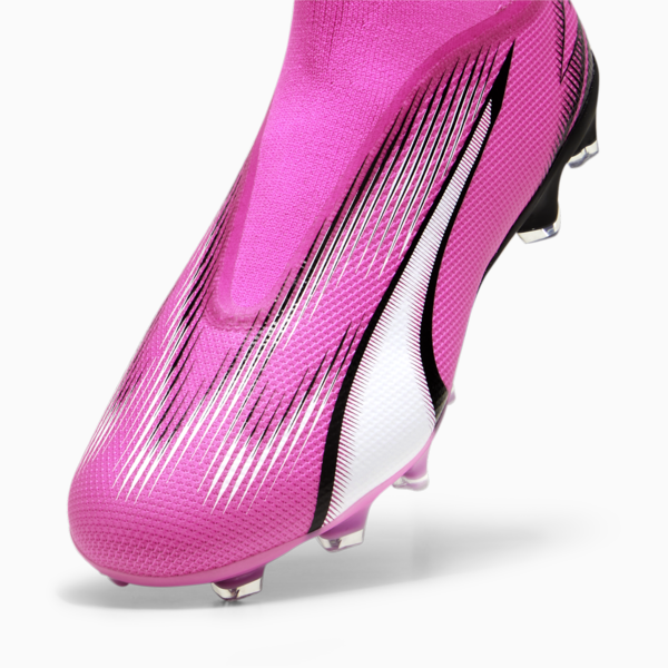 ULTRA MATCH FG/AG Laceless Football Boots, Poison Pink-PUMA White-PUMA Black, large-ZAF