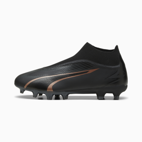 ULTRA MATCH FG/AG Laceless Football Boots, PUMA Black-Copper Rose, large-ZAF
