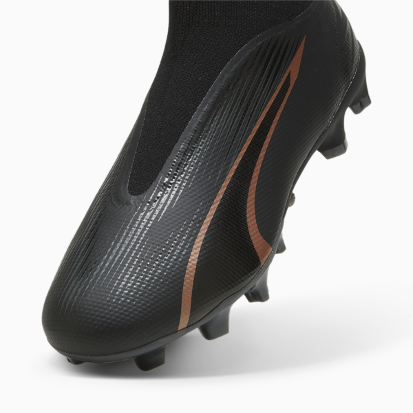 ULTRA MATCH FG/AG Laceless Football Boots, PUMA Black-Copper Rose, large-ZAF