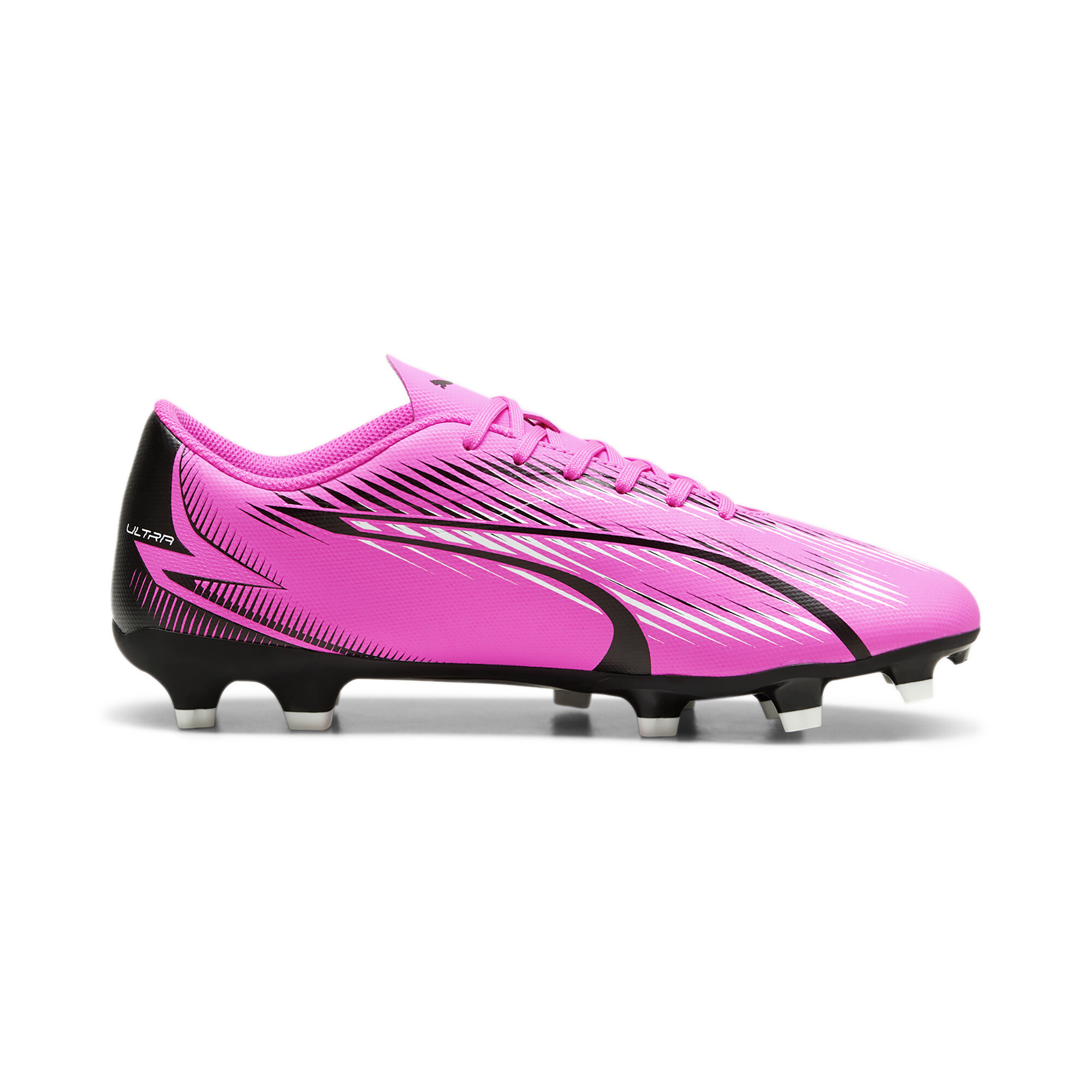 Men's PUMA ULTRA PLAY FG/AG Football Boots In Pink, Size EU 44.5