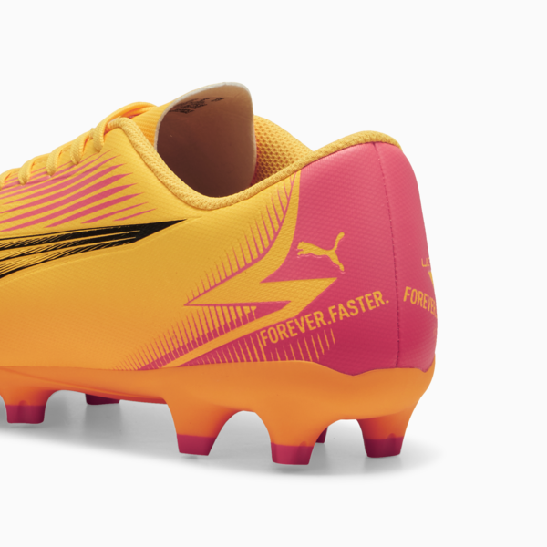 ULTRA PLAY FG/AG Football Boots, Sun Stream-PUMA Black-Sunset Glow, large-ZAF