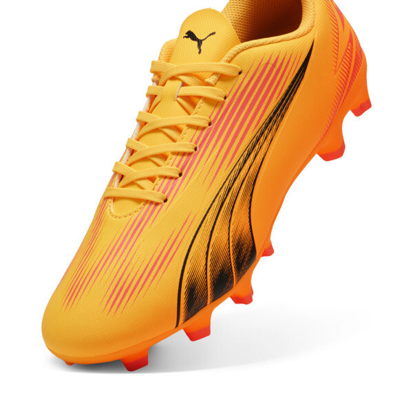 ULTRA PLAY FG/AG Football Boots, Sun Stream-PUMA Black-Sunset Glow, large-ZAF