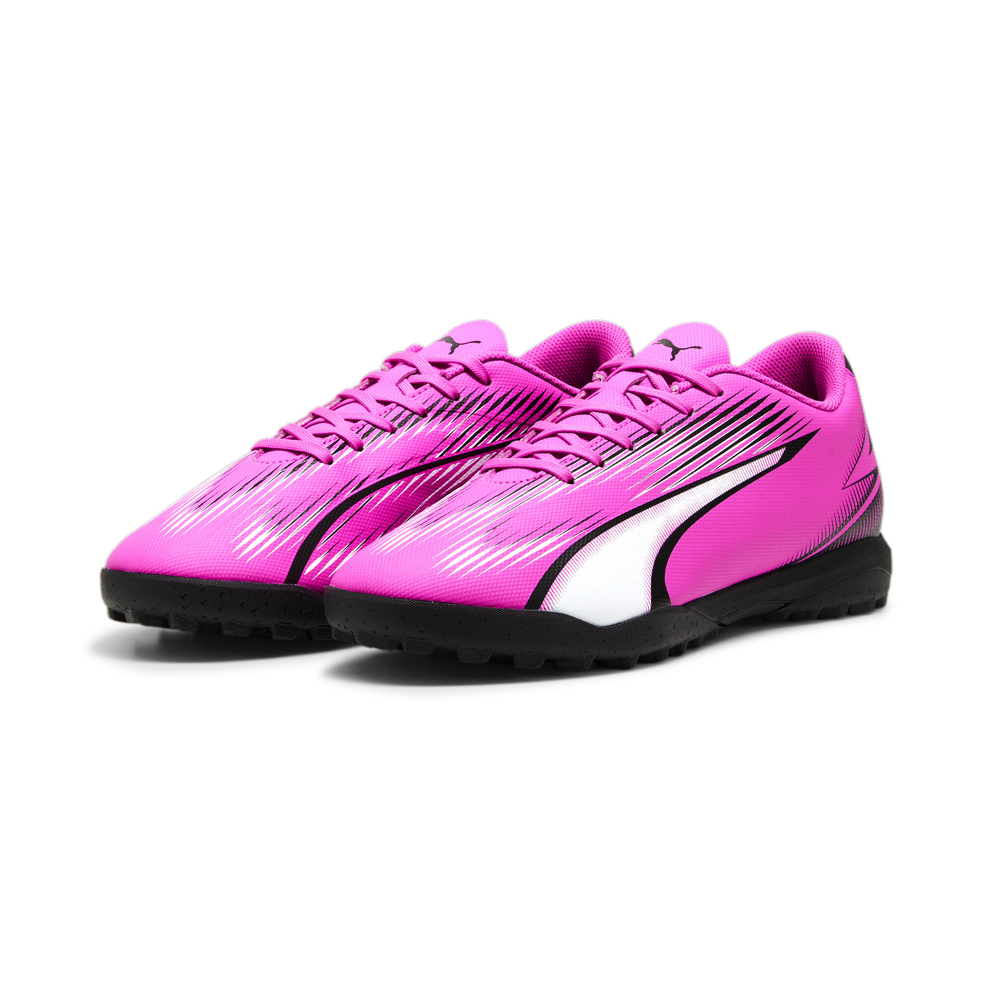 Men's PUMA ULTRA PLAY TT Football Boots In Pink, Size EU 45