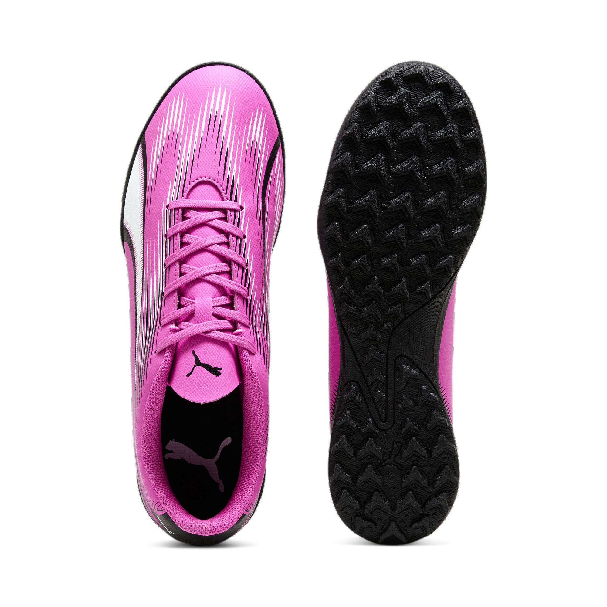 Men's PUMA ULTRA PLAY TT Football Boots In Pink, Size EU 40.5