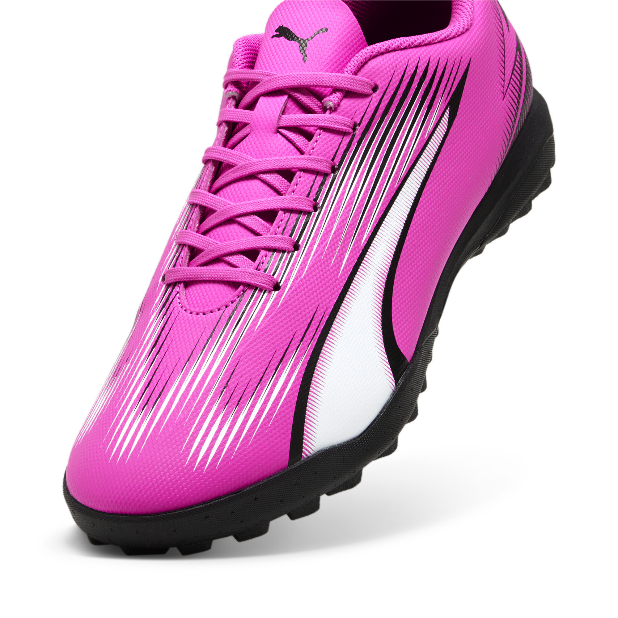 Men's PUMA ULTRA PLAY TT Football Boots In Pink, Size EU 40.5