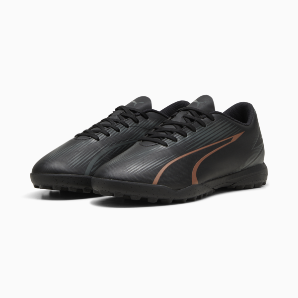 ULTRA PLAY TT Football Boots Unisex, PUMA Black-Copper Rose, large-ZAF