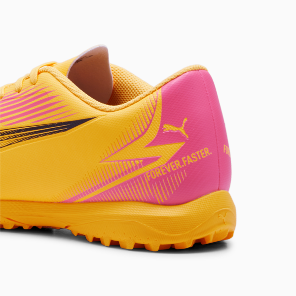 ULTRA PLAY TT Football Boots Unisex, Sun Stream-PUMA Black-Sunset Glow, large-ZAF
