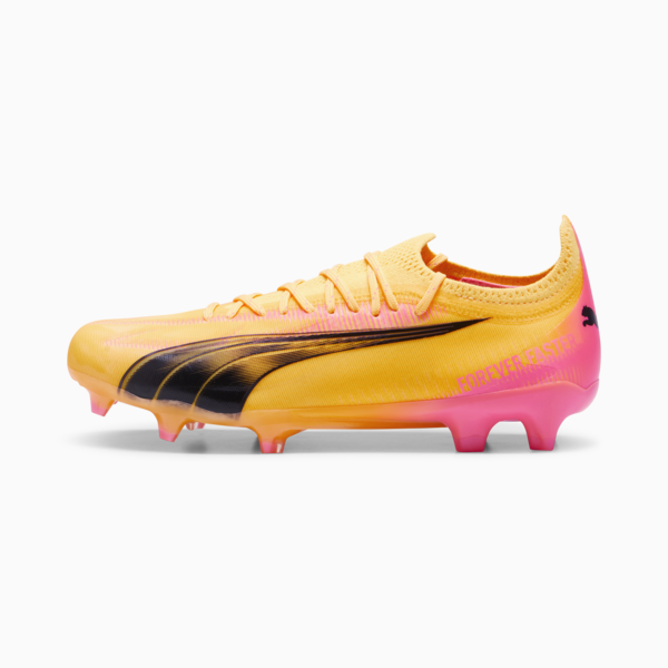 ULTRA ULTIMATE FG/AG Women's Football Boots, Sun Stream-PUMA Black-Sunset Glow, large-ZAF