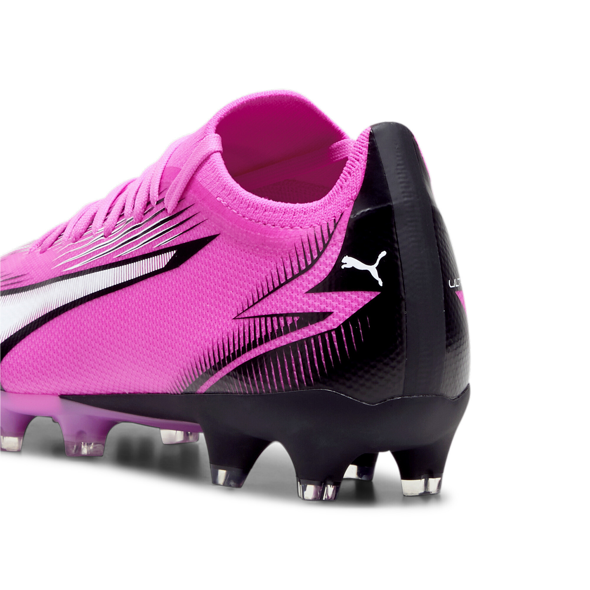 Women's PUMA ULTRA MATCH FG/AG Football Boots In Pink, Size EU 40.5