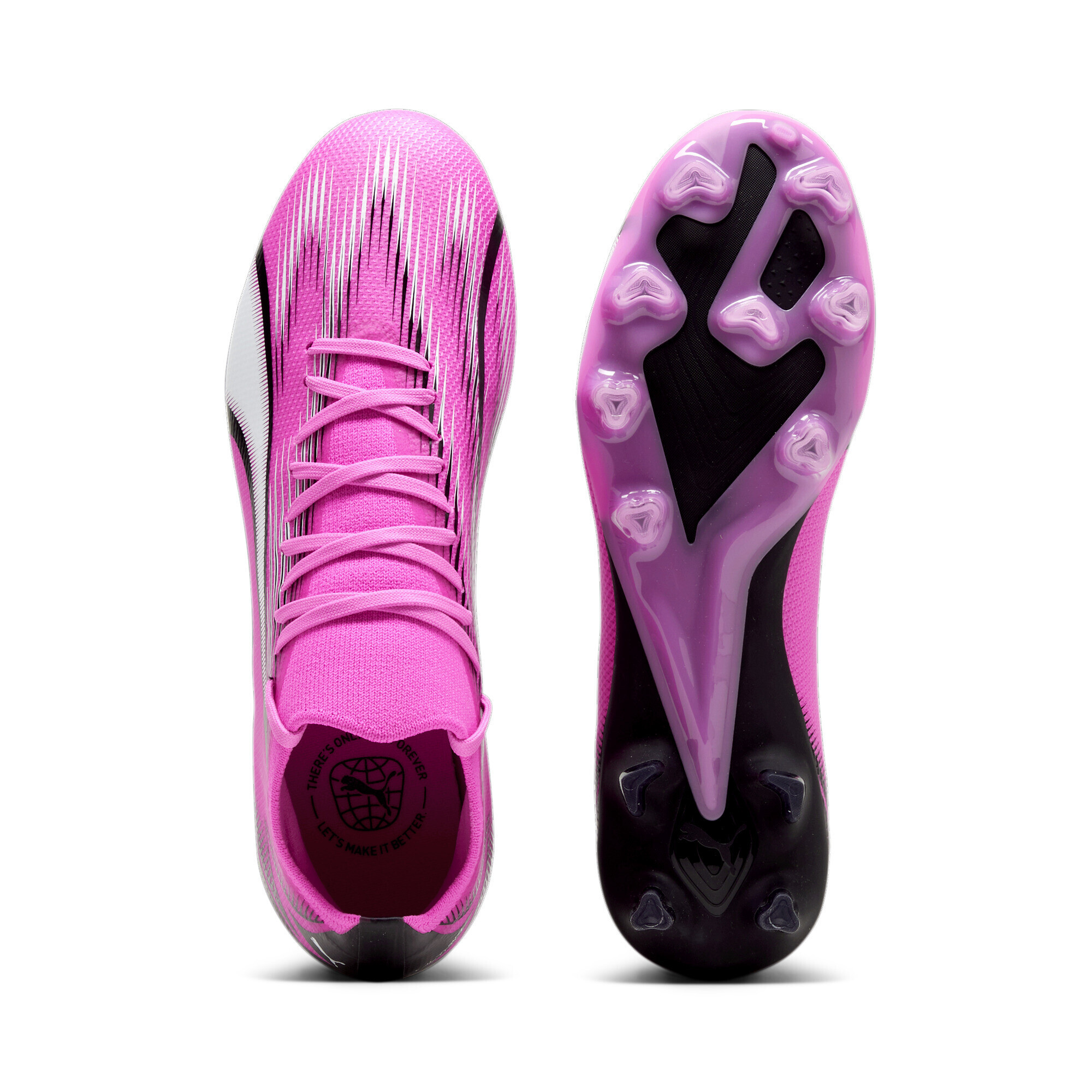 Women's PUMA ULTRA MATCH FG/AG Football Boots In Pink, Size EU 40