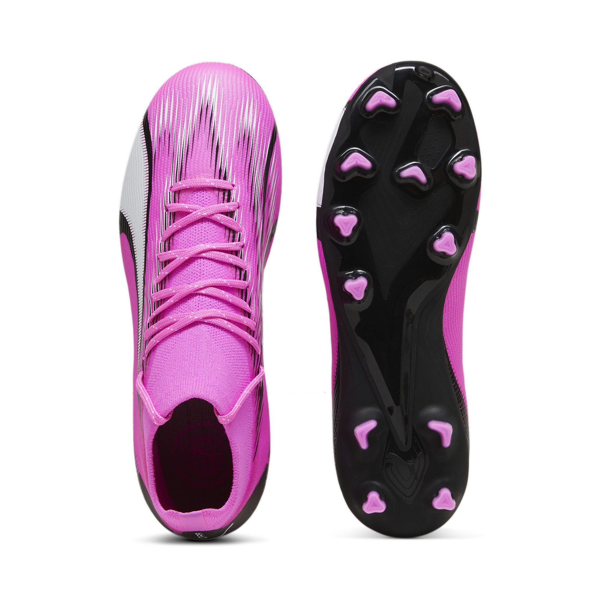 Puma ULTRA PRO FG/AG Youth Football Boots, Pink, Size 28, Shoes