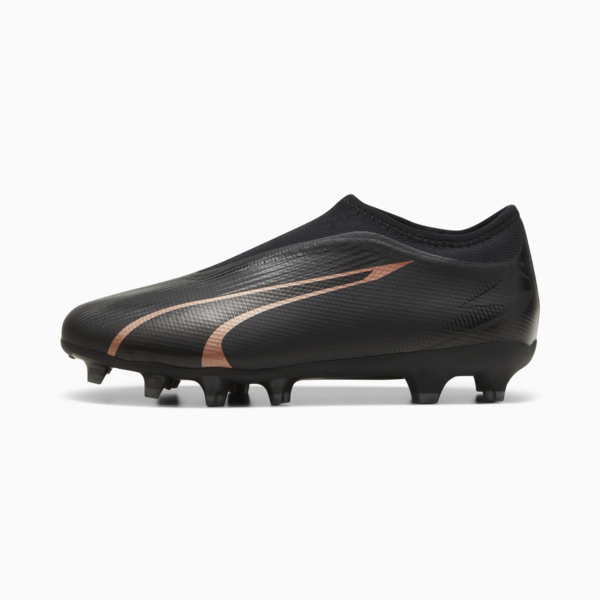 ULTRA MATCH FG/AG Laceless Youth Football Boots, PUMA Black-Copper Rose, large-ZAF