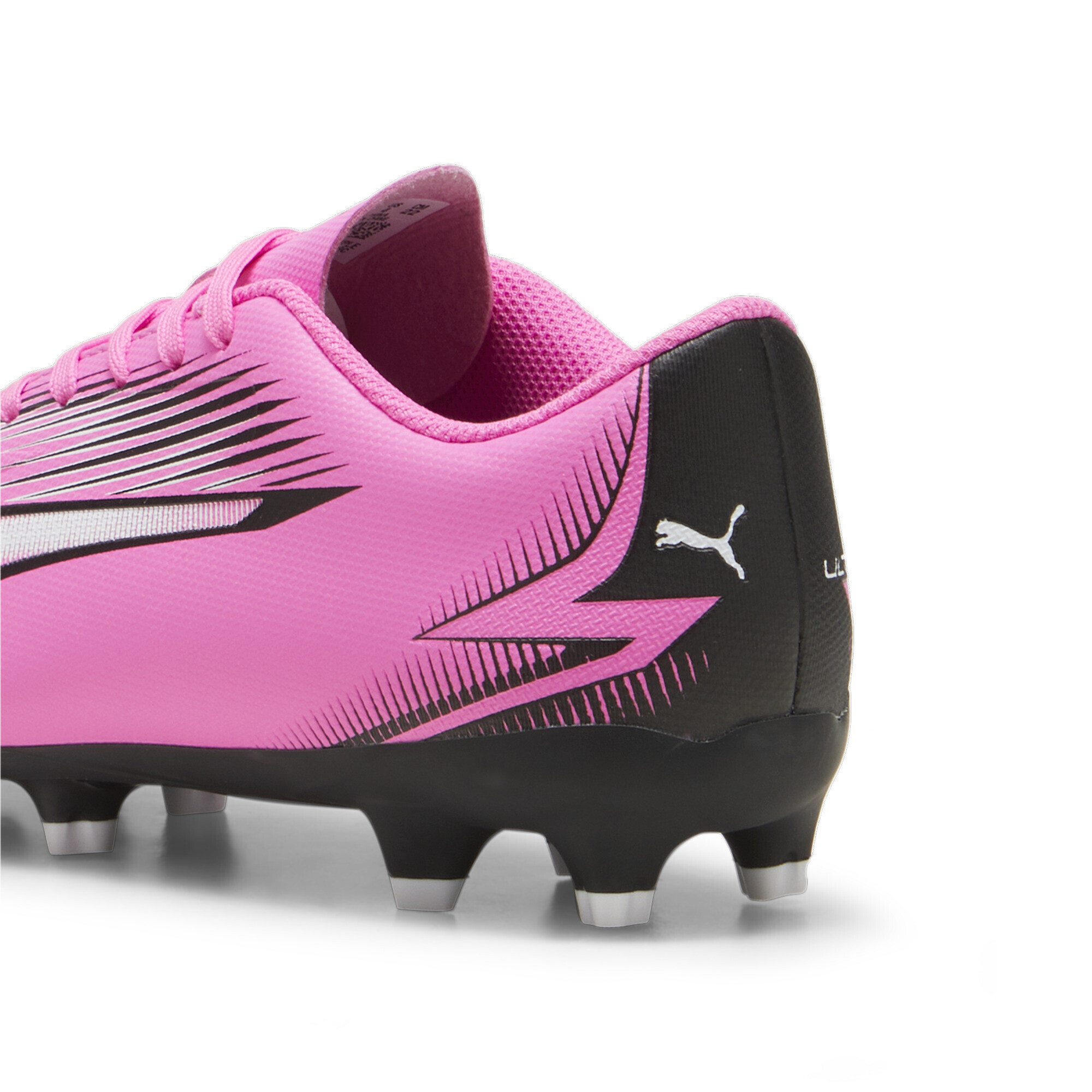 PUMA ULTRA PLAY FG/AG Youth Football Boots In Pink, Size EU 38.5
