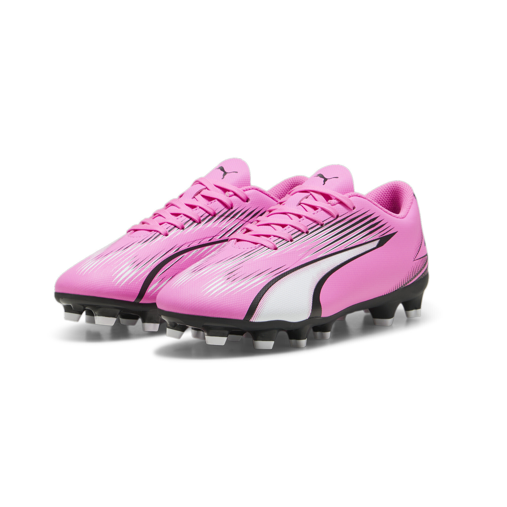 PUMA ULTRA PLAY FG/AG Youth Football Boots In Pink, Size EU 35