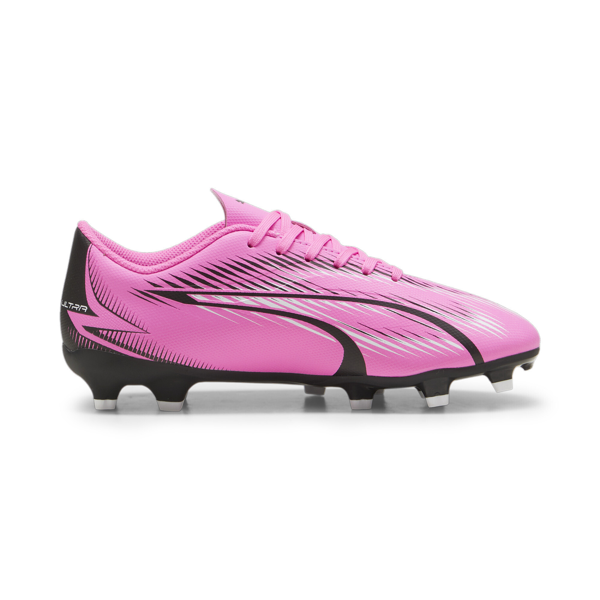 PUMA ULTRA PLAY FG/AG Youth Football Boots In Pink, Size EU 38.5