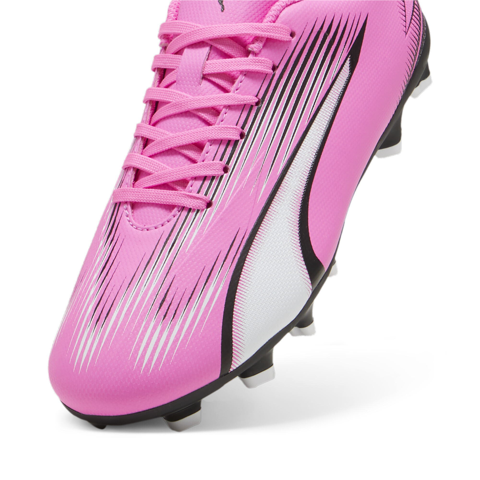 PUMA ULTRA PLAY FG/AG Youth Football Boots In Pink, Size EU 34.5