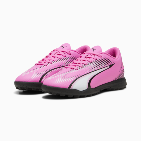 ULTRA PLAY TT Youth Football Boots, Poison Pink-PUMA White-PUMA Black, large-ZAF