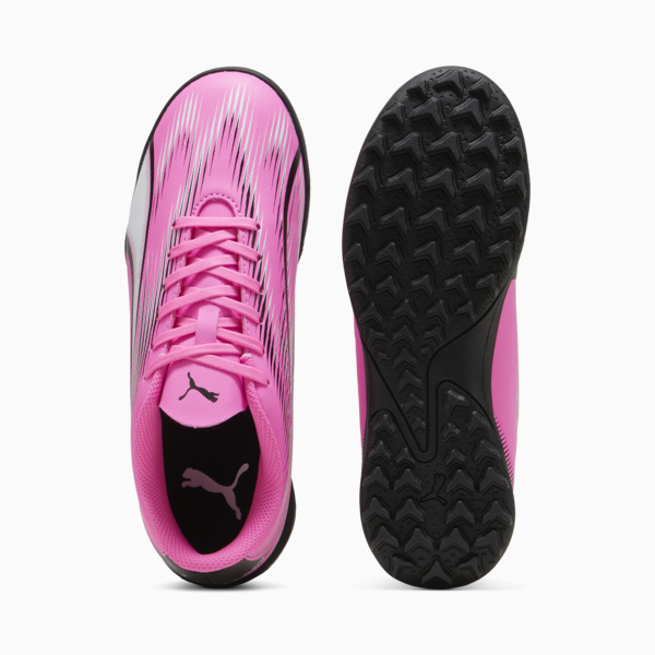 ULTRA PLAY TT Youth Football Boots, Poison Pink-PUMA White-PUMA Black, large-ZAF