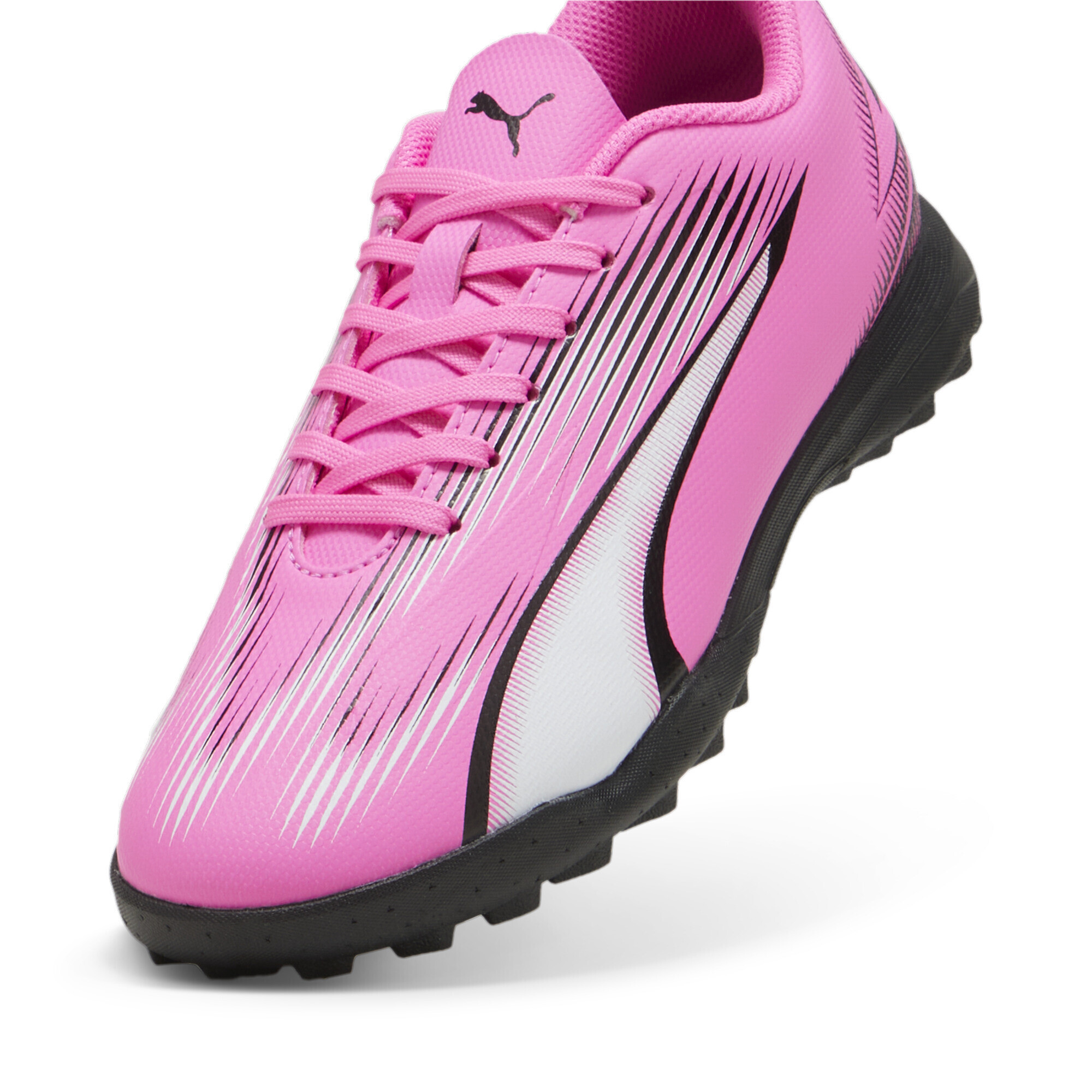 PUMA ULTRA PLAY TT Youth Football Boots In Pink, Size EU 35