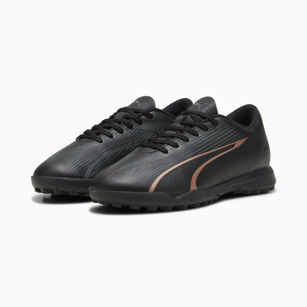 ULTRA PLAY TT Youth Football Boots, PUMA Black-Copper Rose, large-ZAF