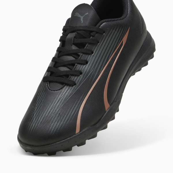 ULTRA PLAY TT Youth Football Boots, PUMA Black-Copper Rose, large-ZAF
