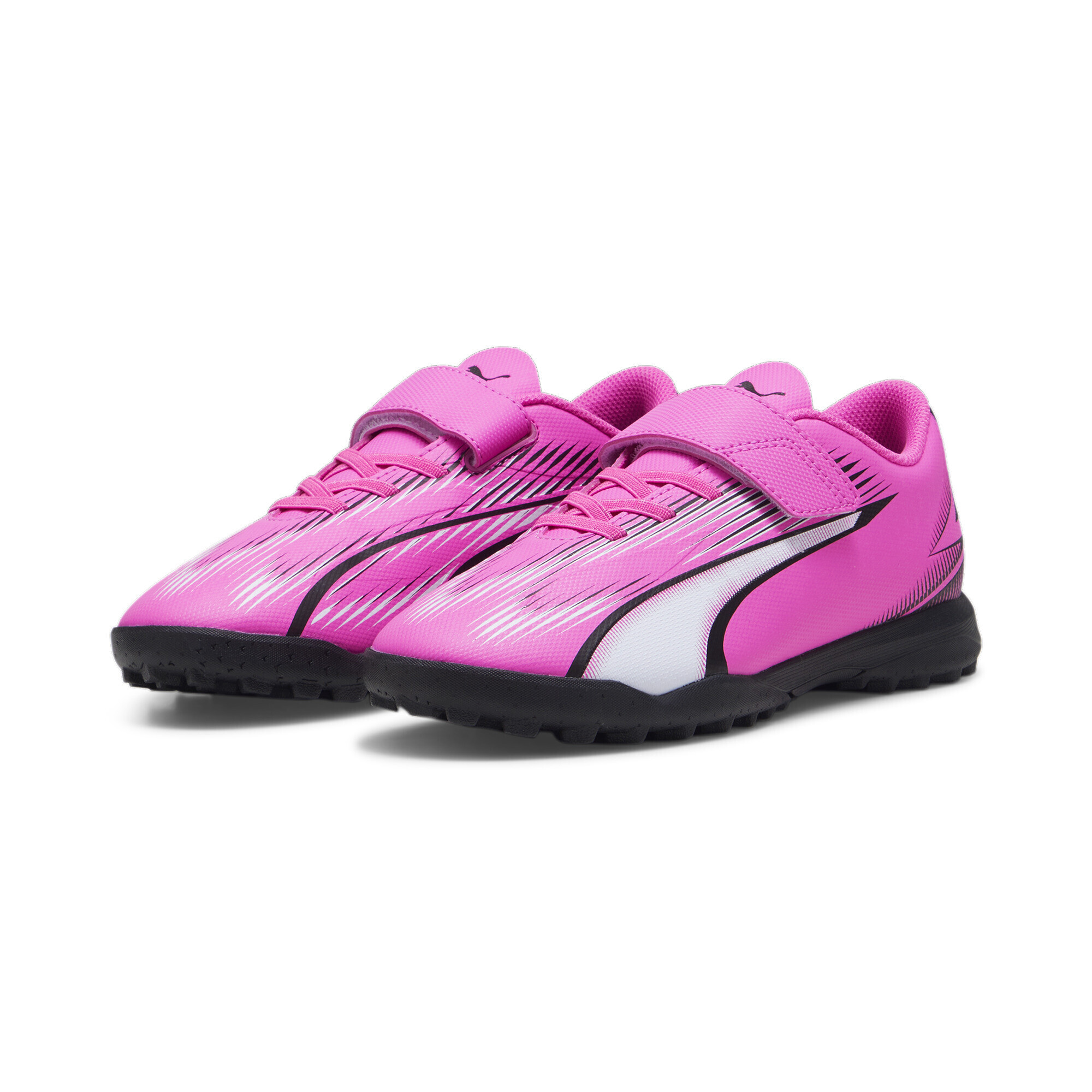 PUMA ULTRA PLAY TT Youth Football Boots In Pink, Size EU 38.5