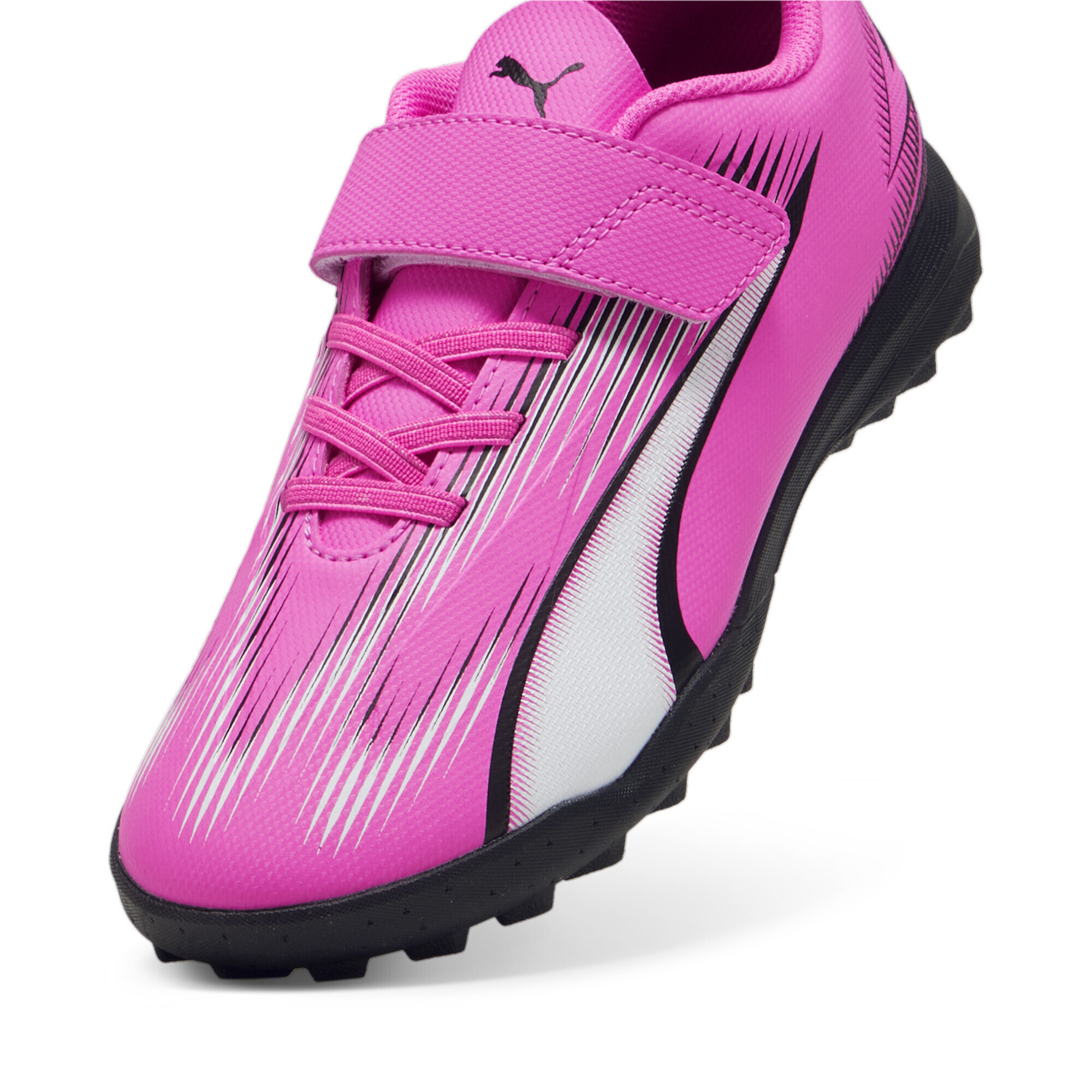 PUMA ULTRA PLAY TT Youth Football Boots In Pink, Size EU 38.5