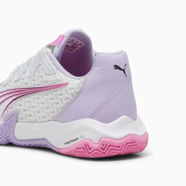 Zapatillas de Pádel NOVA Elite para mujer, Silver Mist-PUMA White-Vivid Violet, large-ARG