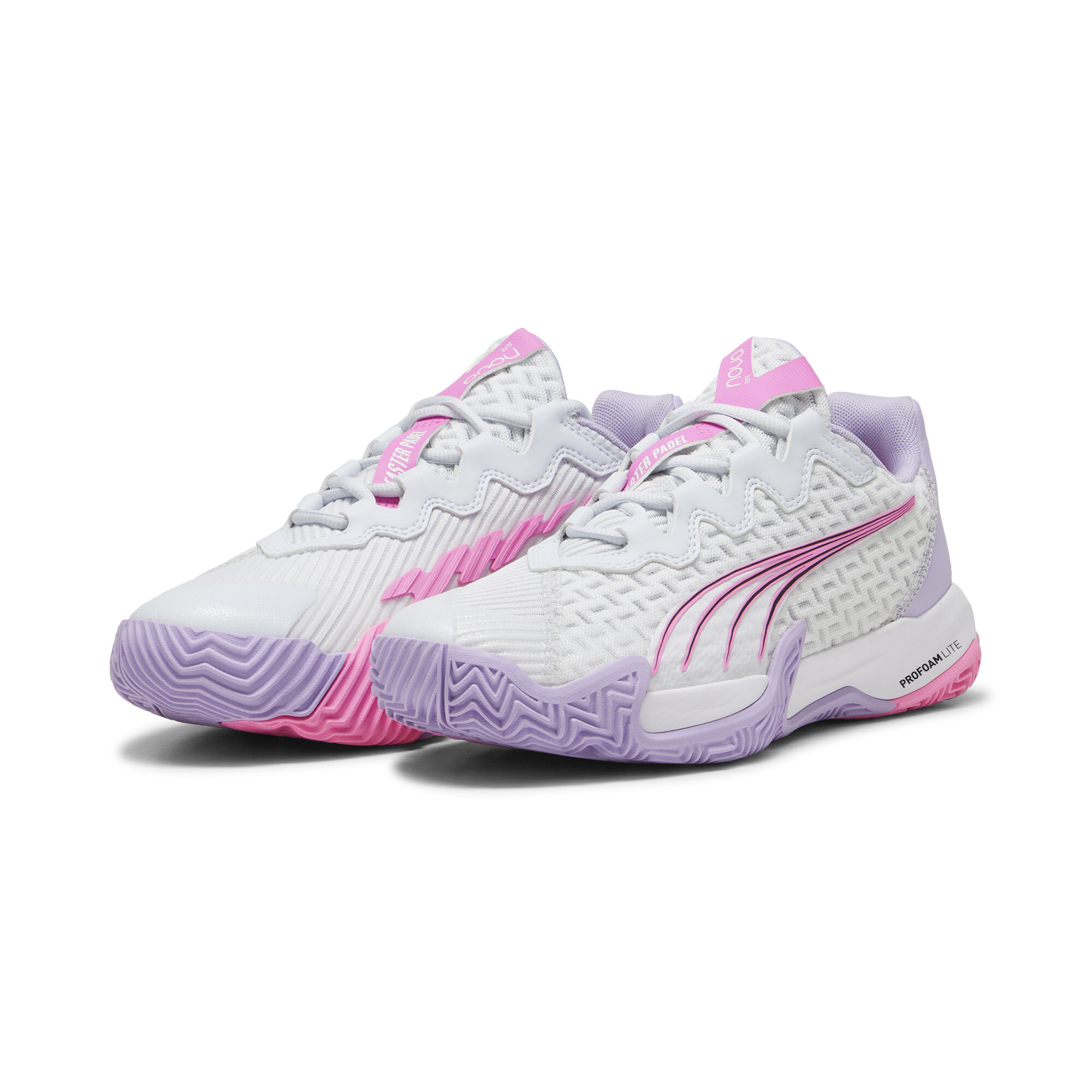 Women's PUMA NOVA Elite Padel Shoes In Gray, Size EU 39