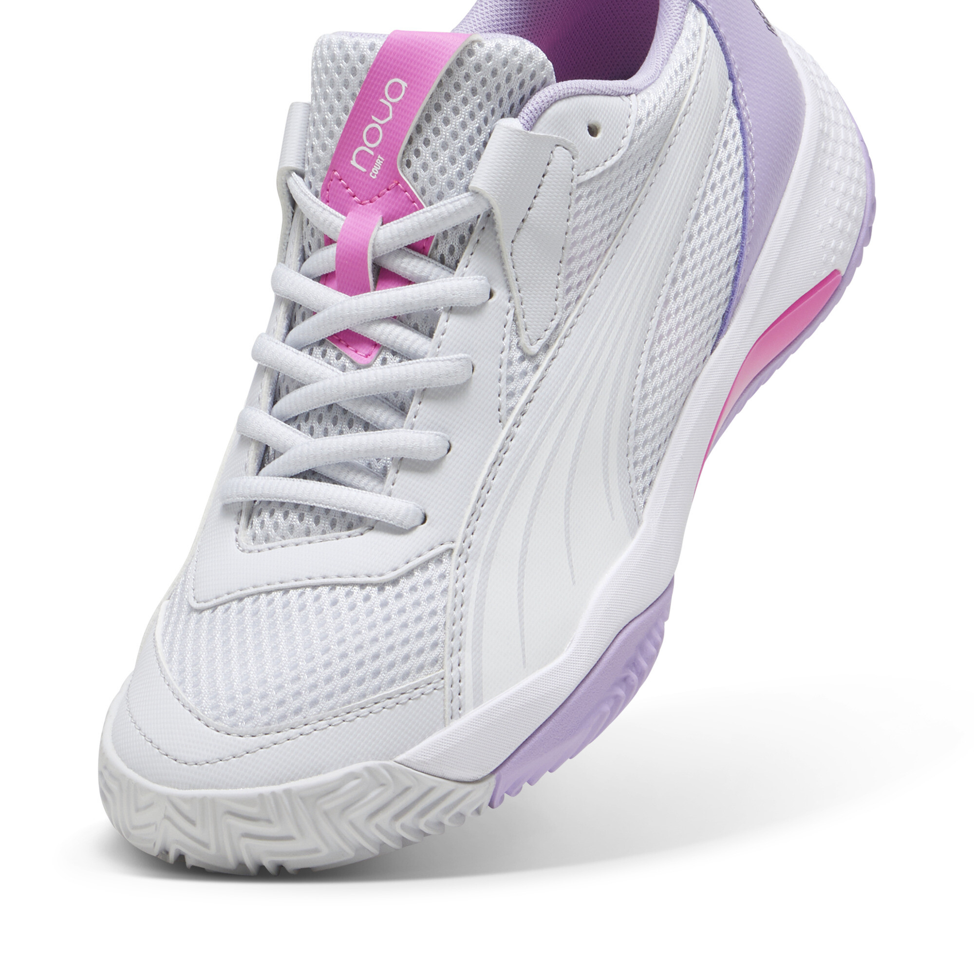 Women's PUMA NOVA Court Padel Shoes In Gray, Size EU 41