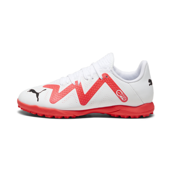 Botín  FUTURE PLAY TT para jóvenes ADP, PUMA White-Fire Orchid, large-ARG