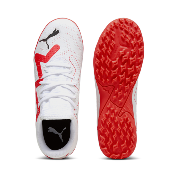 Botín  FUTURE PLAY TT para jóvenes ADP, PUMA White-Fire Orchid, large-ARG