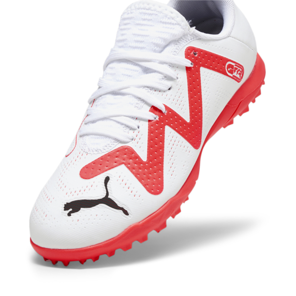 Botín  FUTURE PLAY TT para jóvenes ADP, PUMA White-Fire Orchid, large-ARG