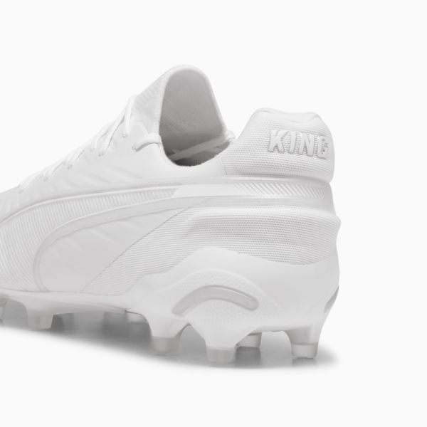 KING ULTIMATE FG/AG Football Boots, PUMA White-PUMA Silver, large-MEX