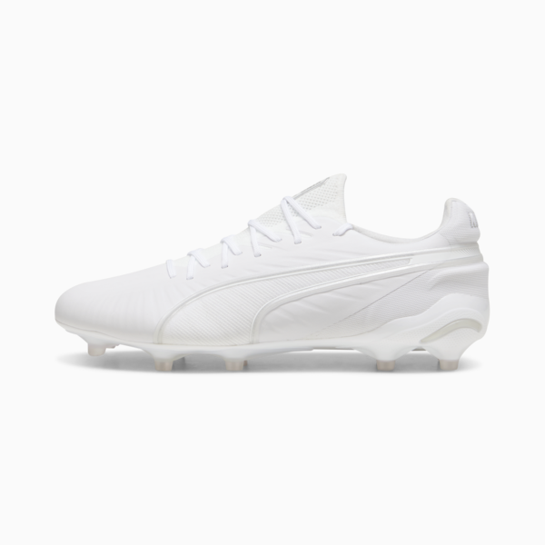 KING ULTIMATE FG/AG Football Boots, PUMA White-PUMA Silver, large-MEX