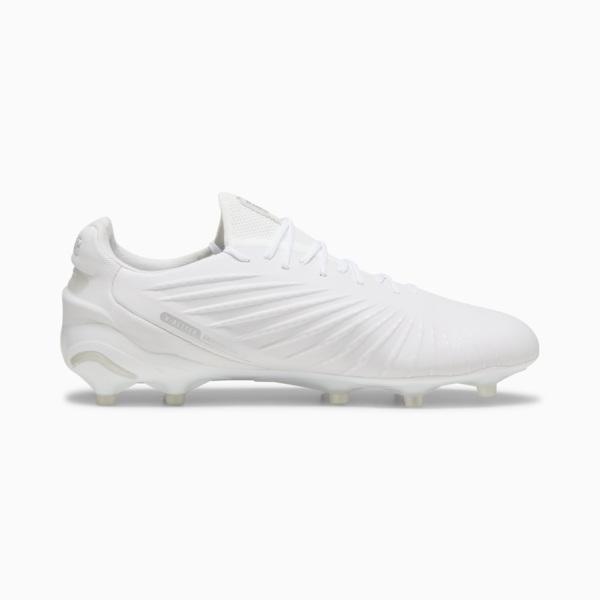KING ULTIMATE FG/AG Football Boots, PUMA White-PUMA Silver, large-MEX
