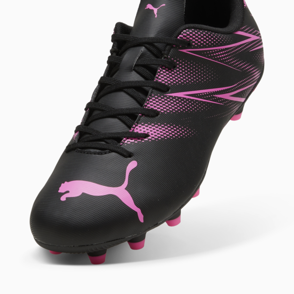 Botines ATTACANTO FG/AG ADP, PUMA Black-Poison Pink, large-ARG