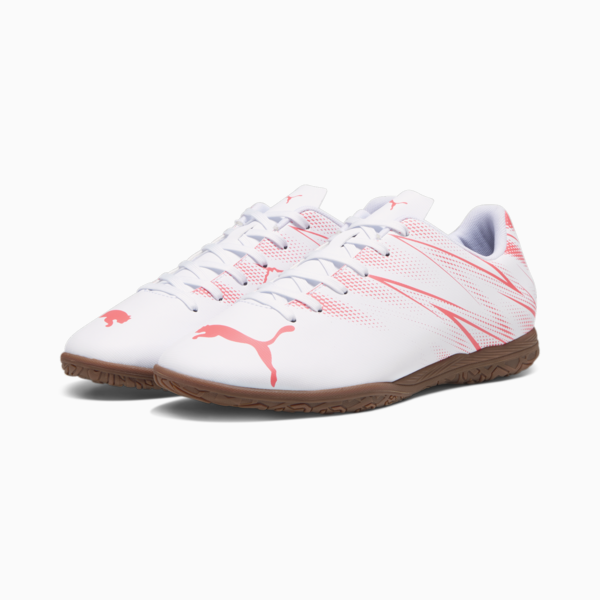 Botines de fútbol ATTACANTO IT ADP, PUMA White-Fire Orchid, large-ARG