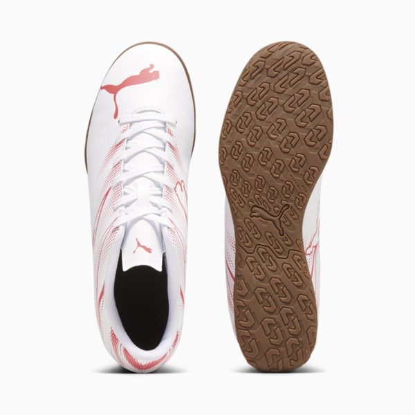 Botines de fútbol ATTACANTO IT ADP, PUMA White-Fire Orchid, large-ARG