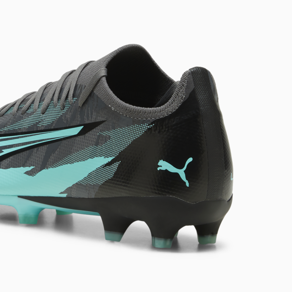 ULTRA MATCH RUSH FG/AG Football Boots Unisex, Strong Gray-PUMA White-Elektro Aqua, large-ZAF