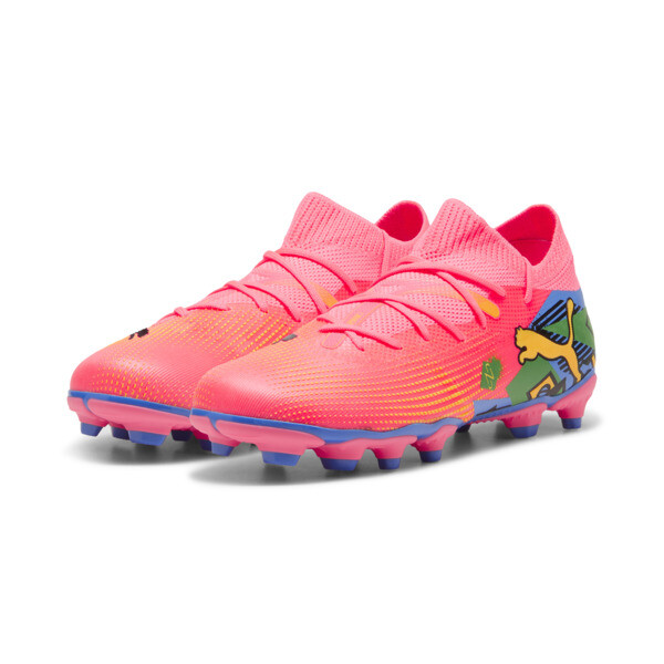 PUMA x NEYMAR JR FUTURE 7 MATCH FG AG Youth Football Boots pink PUMA