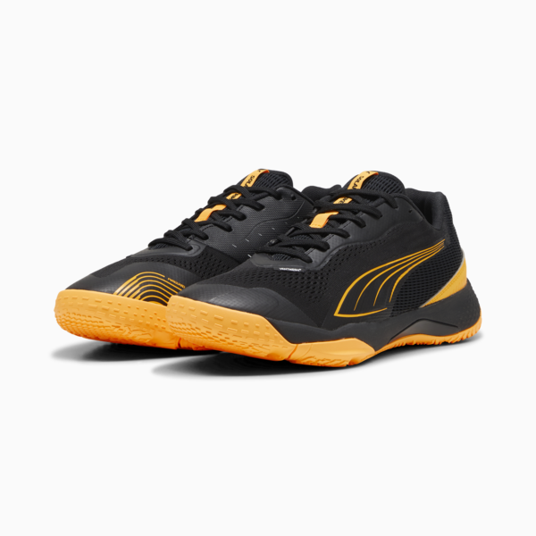 Solarstrike III Indoor Sports Shoes, PUMA Black-Sun Stream-PUMA White, large-ZAF