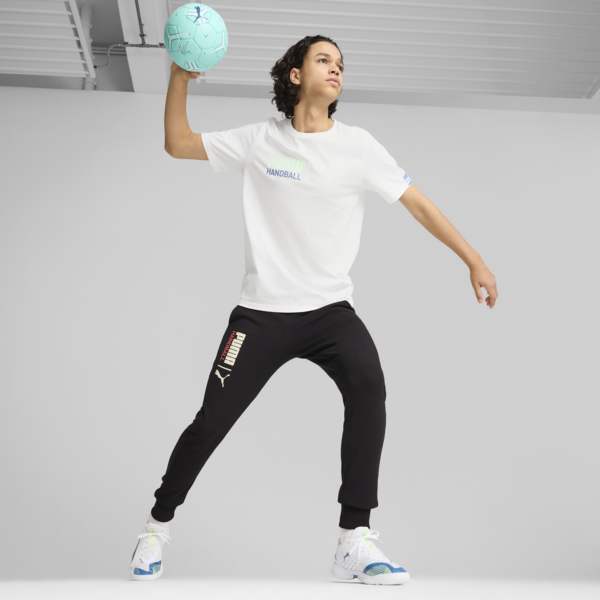 Solarstrike III Indoor Sports Shoes, PUMA White-Blue Horizon, large-ZAF