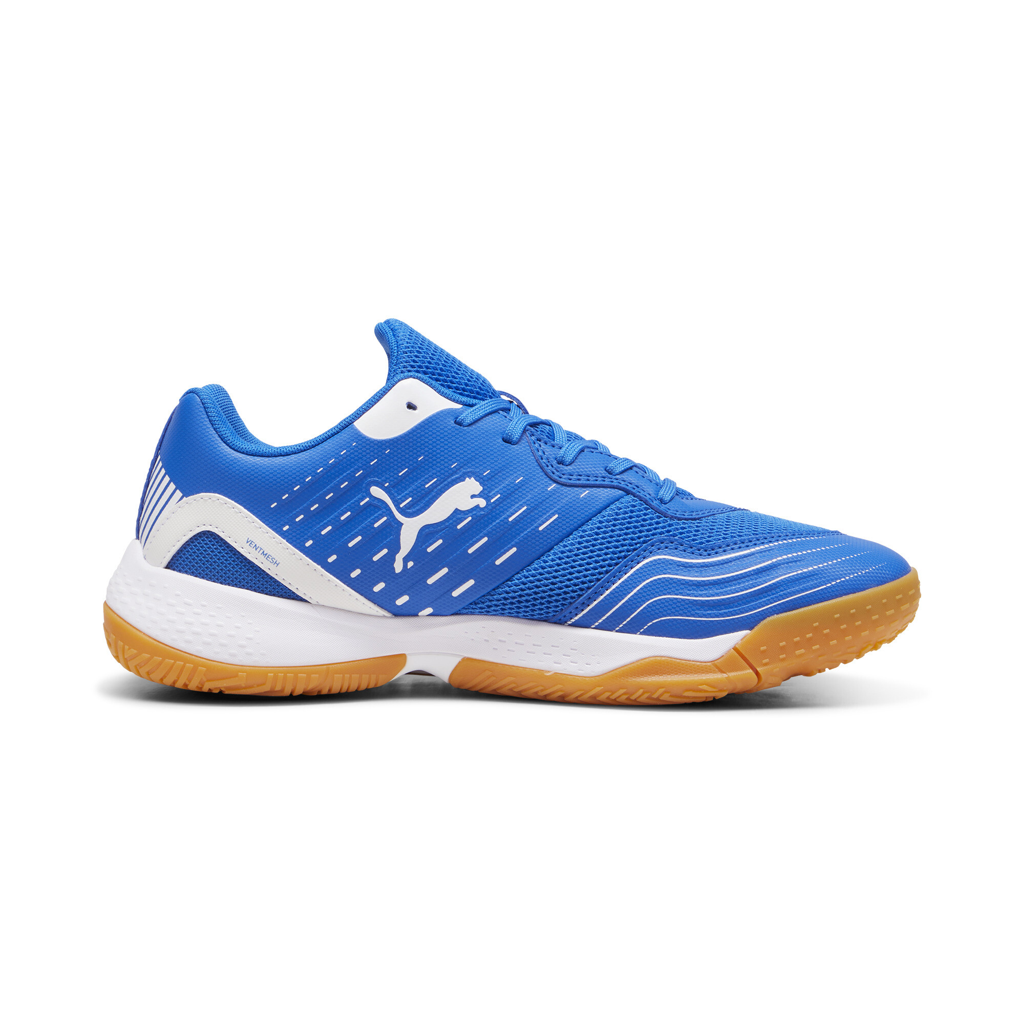 PUMA Solarflash III zaalschoenen, Blauw/Wit, Maat 42,5 thumbnail 3