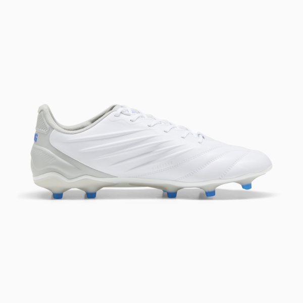 KING PRO FG/AG Football Boots, PUMA White-Bluemazing-Flat Light Gray, large-MEX