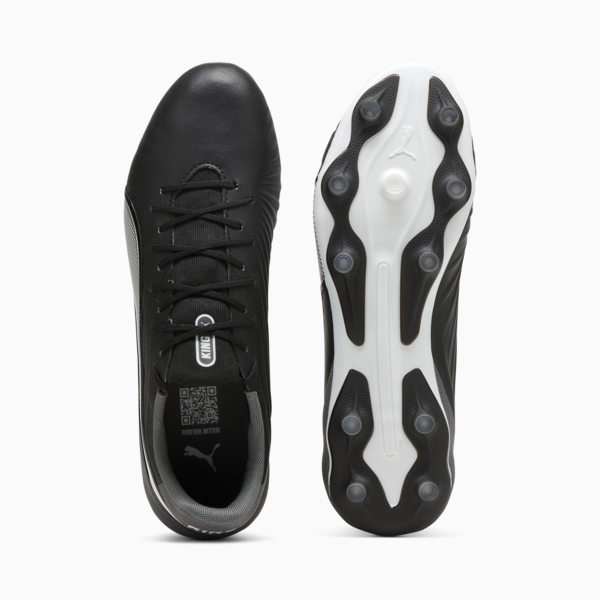 KING MATCH FG/AG Football Boots Unisex, PUMA Black-PUMA White-Cool Dark Gray, large-ZAF