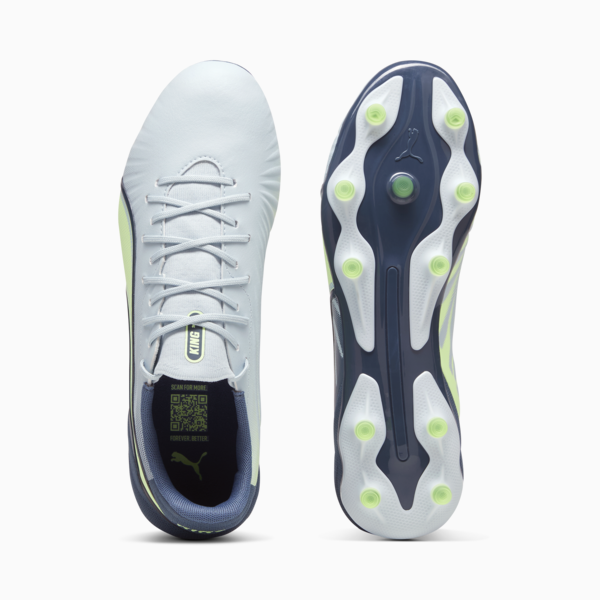 KING MATCH FG/AG Football Boots, Frosted Dew-Fizzy Apple-Gray Skies, large-MEX