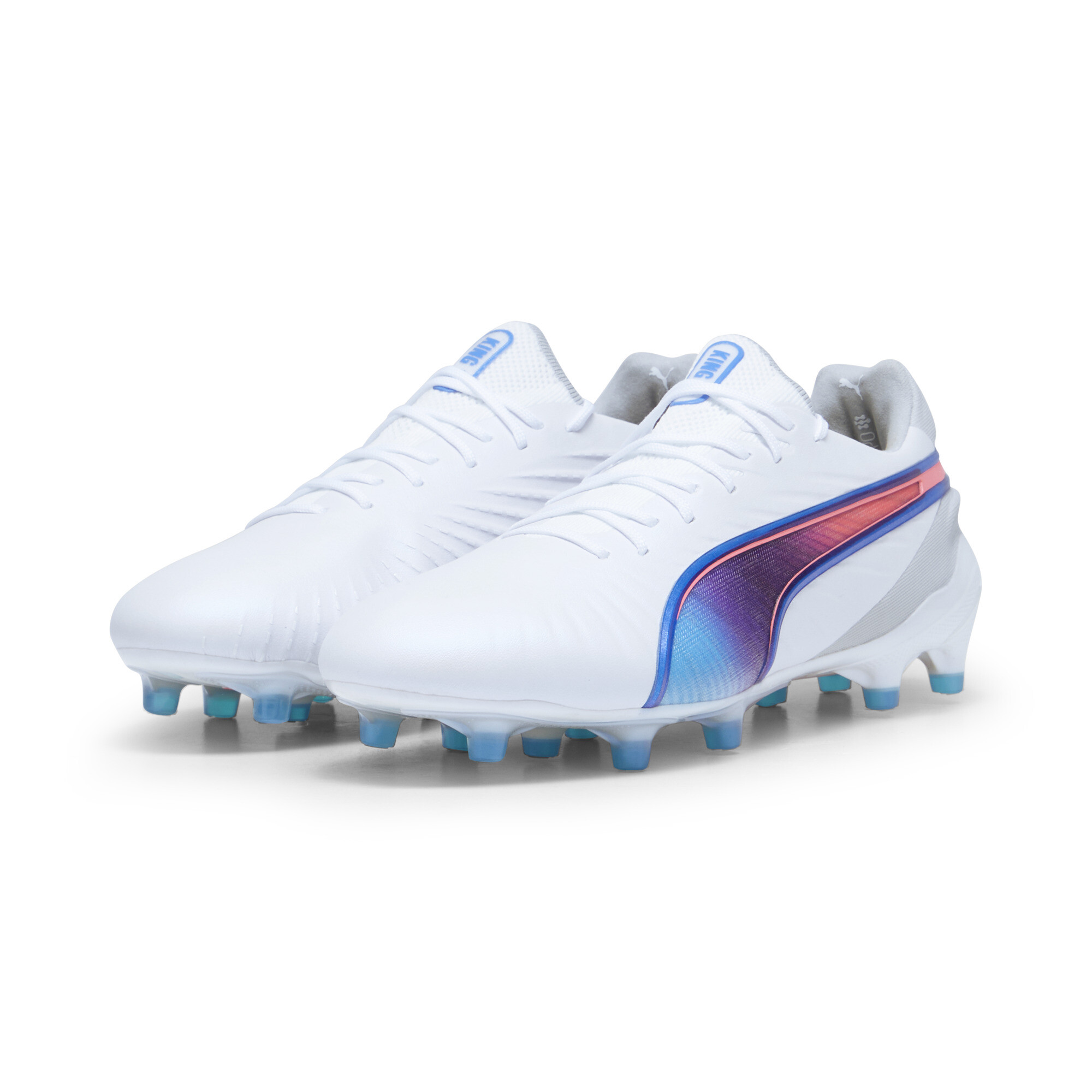 Women's Puma KING ULTIMATE FG/AG Football Boots, White, Size 38, Shoes