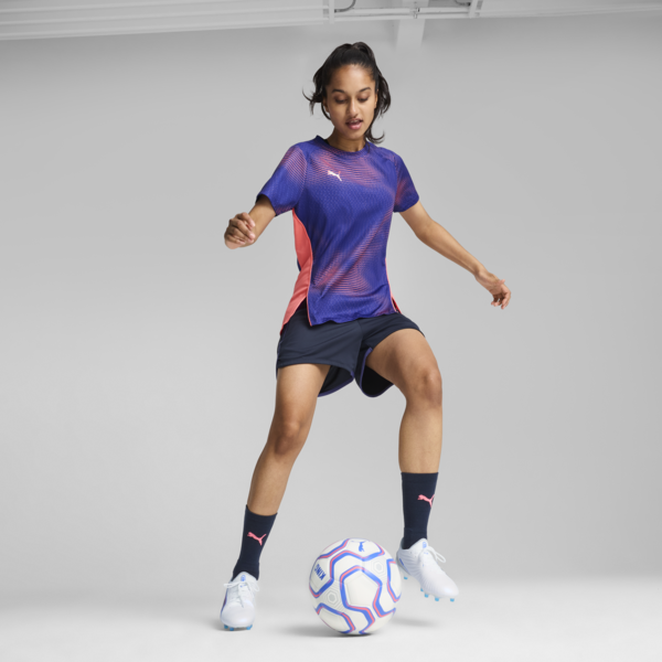 Tacos de futbol KING ULTIMATE FG/AG, PUMA White-Bluemazing-Flat Light Gray-Sunset Glow, large-MEX