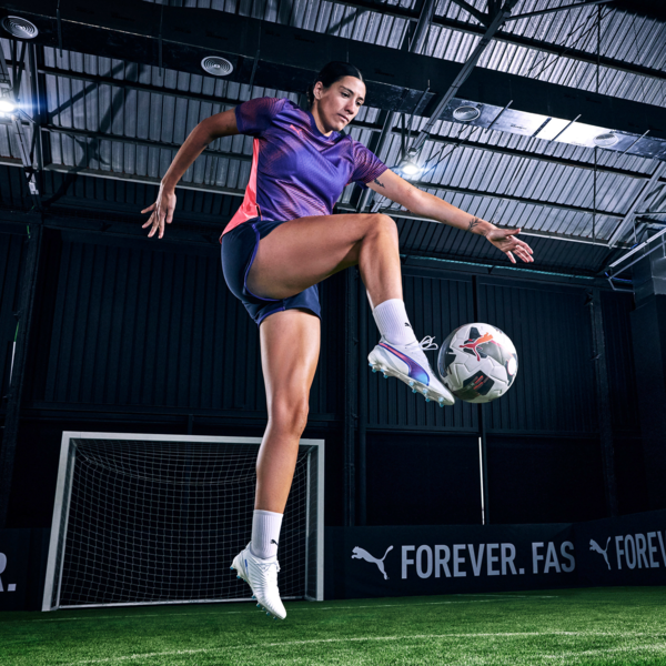 Tacos de futbol KING ULTIMATE FG/AG, PUMA White-Bluemazing-Flat Light Gray-Sunset Glow, large-MEX
